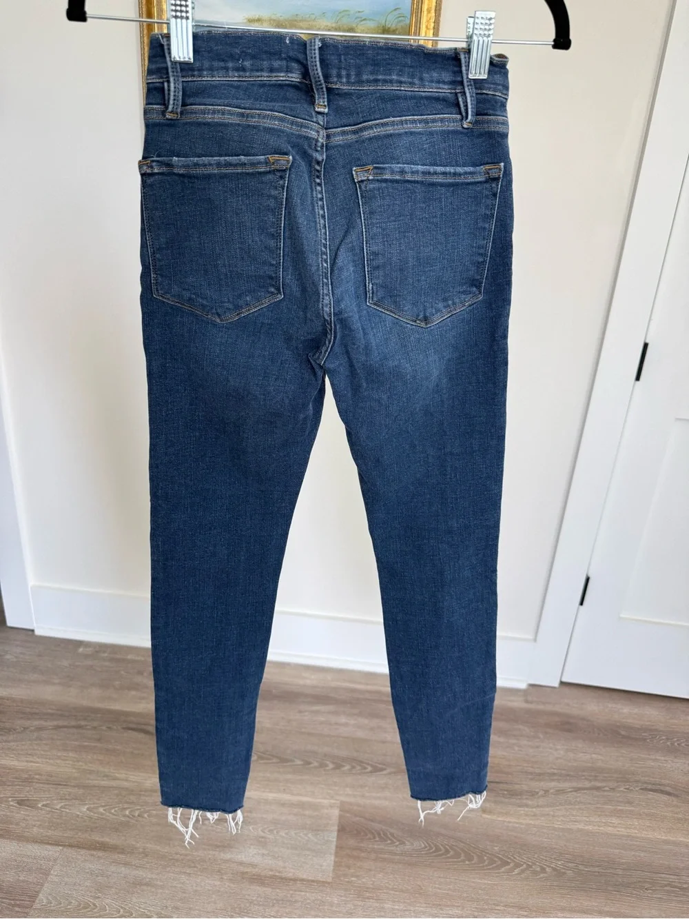 Frame denim ripped jeans